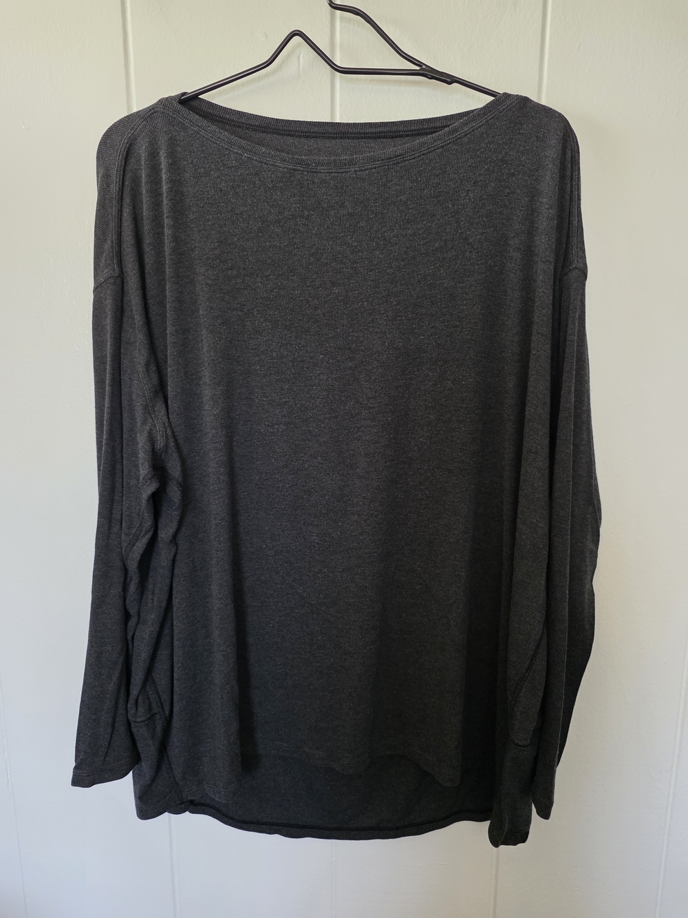 Lululemon Back In Action Ribbed Long Sleeve Size 14-16